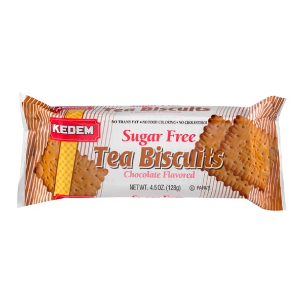 Kedem Tea Biscuits Chocolate Flavored Sugar Free