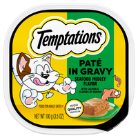 Temptations Pate in Gravy Seafood Medley Flavor Adult Wet Cat Food