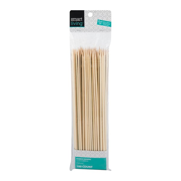 Smart Living Bamboo Skewers 11.75 in Single Point
