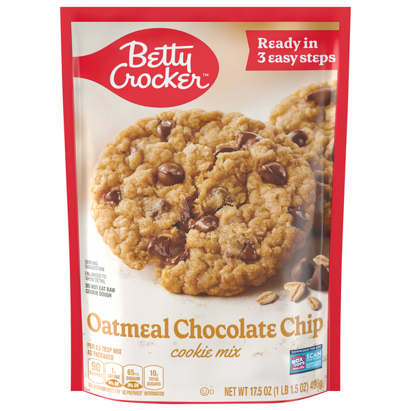 Betty Crocker Oatmeal Chocolate Chip Cookie Mix