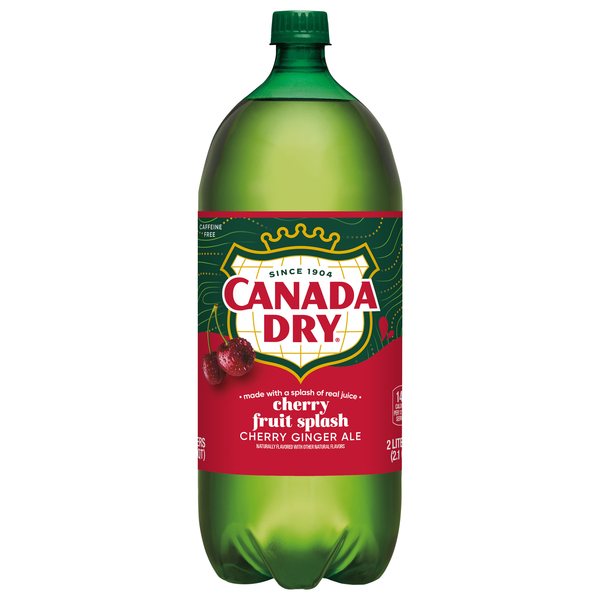 Canada Dry Fruit Splash Cherry Ginger Ale Soda