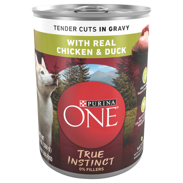 Purina ONE True Instinct Tender Cuts in Gravy Chicken & Duck Adult Wet Dog
