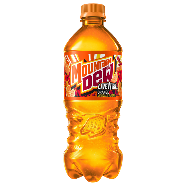 Mtn Dew LiveWire Orange Soda