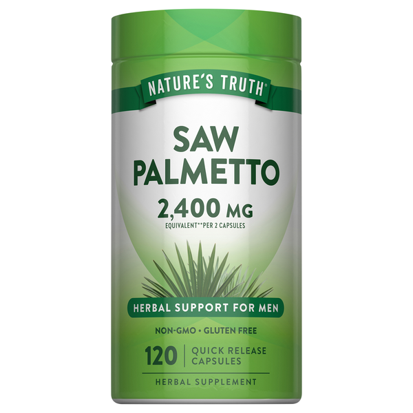 Nature's Truth 2400mg Saw Palmetto Capsules