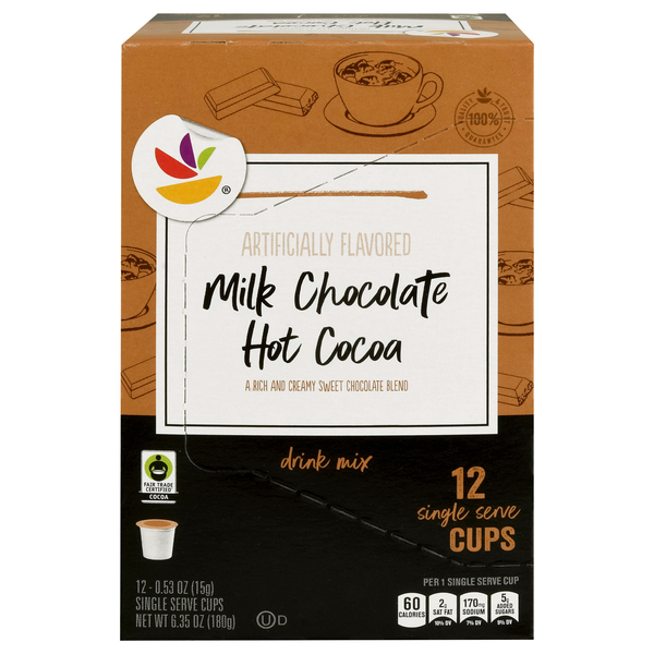 Stop & Shop Milk Chocolate Hot Cocoa Drink Mix Single Serve Cups