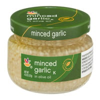 Our Brand Minced Garlic in Olive Oil