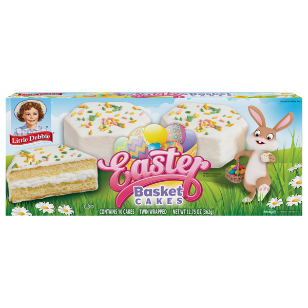 Little Debbie Easter Basket Snack Cakes - 10 ct
