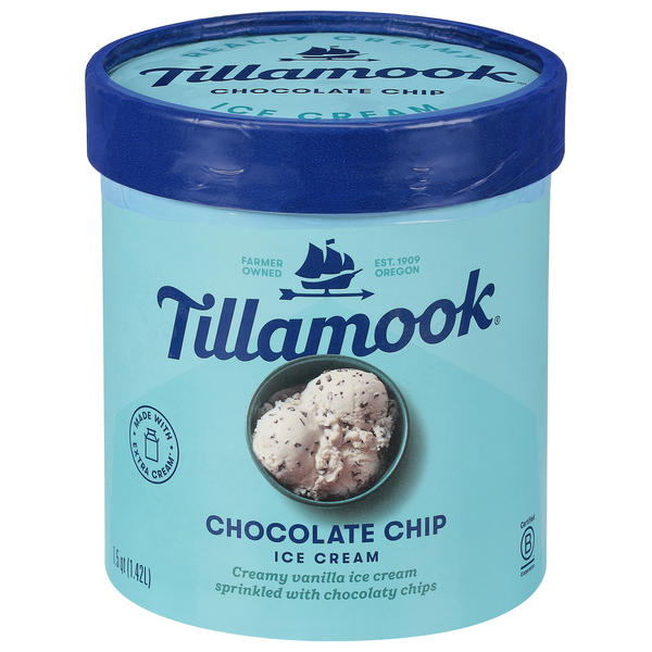 Tillamook Chocolate Chip Ice Cream
