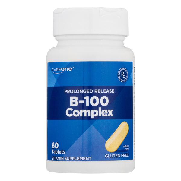 CareOne Gluten Free B-100 Complex Prolonged Release Tablets