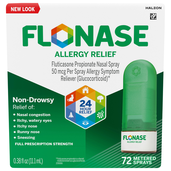 Flonase Allergy Relief Full Prescription Strength Non-Drowsy Nasal Spray