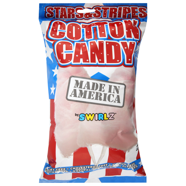 Swirlz Stars & Stripes Cherry Vanilla Cotton Candy