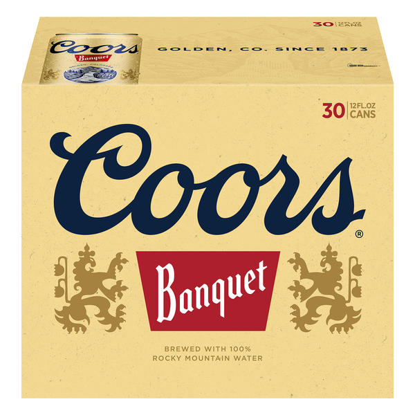 Coors Banquet Beer - 30 pk