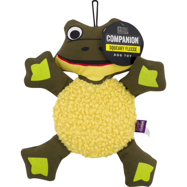 Companion Dog Toy Squeaky Fleece