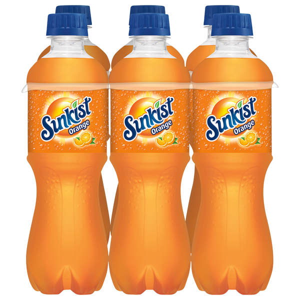 Sunkist Orange Soda - 6 pk