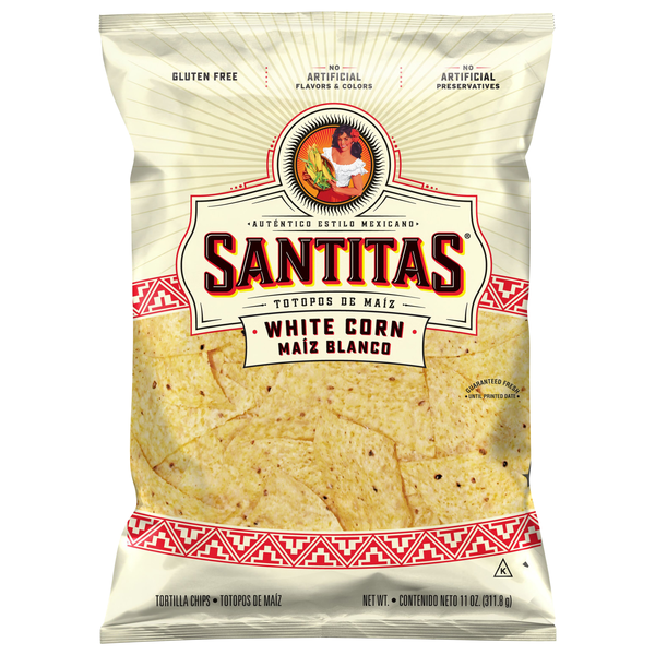 Santitas White Corn Tortilla Chips