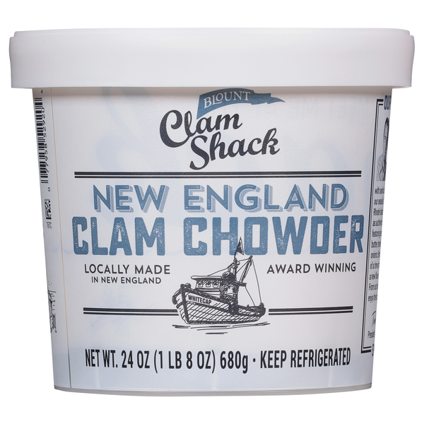 Blount Clam Shack New England Clam Chowder Soup Refrigerated