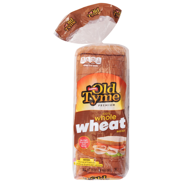Schmidt Old Tyme Whole Grain 100% Whole Wheat Bread Sliced