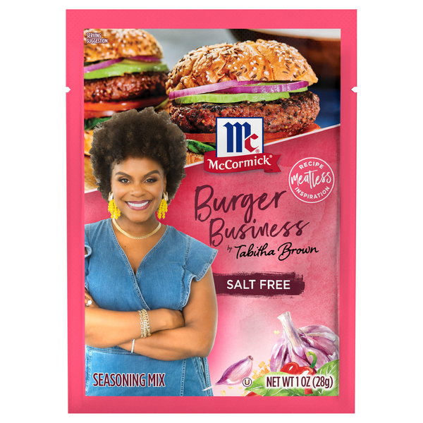 Save on McCormick Burger Business by Tabitha Brown Seasoning Mix Packet