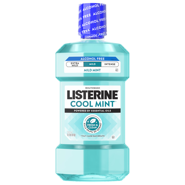 Listerine Zero Alcohol Mouthwash Cool Mint