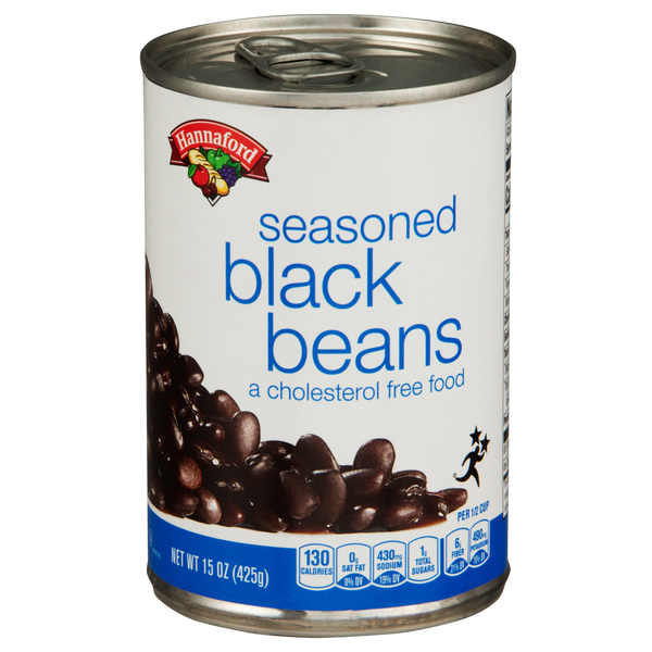 Hannaford Seasoned Black Beans