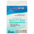 CareOne Sensitive Skin Moisturizing Beauty Bar Soap - 2 ct