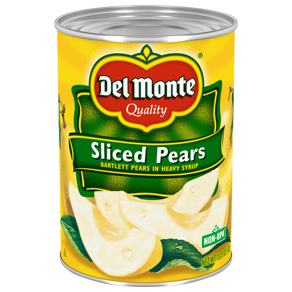 Del Monte Sliced Pears in Heavy Syrup
