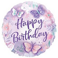 Happy Birthday For Her 18 Inch Helium-Filled Foil Balloon (Design Varies)