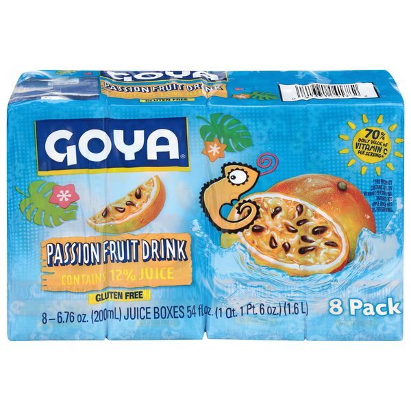 Goya Passion Fruit Juice Drink - 8 pk