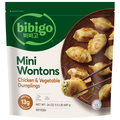 Bibigo Chicken & Vegetable Mini Wontons Dumplings Frozen