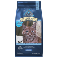 BLUE Wilderness Natural Grain Free Indoor Adult Dry Cat Food with Chicken