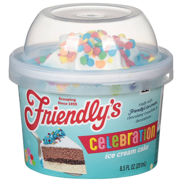 Friendly's Celebration Ice Cream Cake Cup