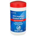 CareOne Isopropyl Rubbing Alcohol Antiseptic Wipes 70%