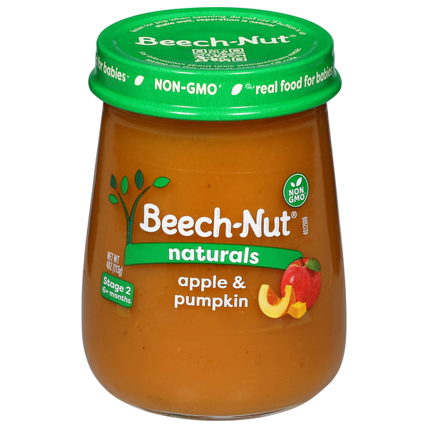Beech-Nut Naturals Stage 2 Baby Food Apple Pumpkin & Cinnamon