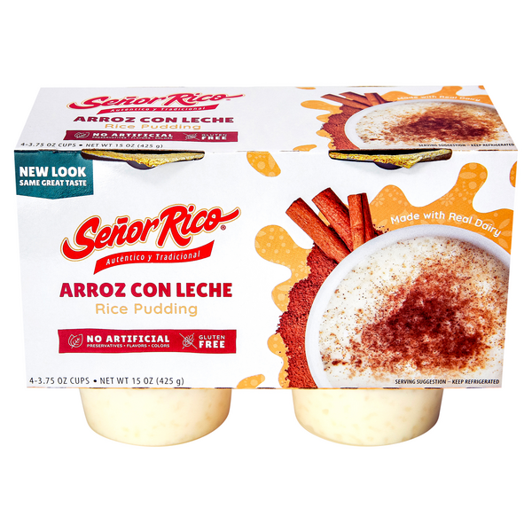 Senor Rico Rice Pudding Cups - 4 ct