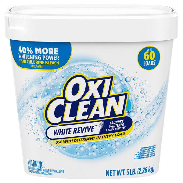 OxiClean White Revive Powder Laundry Whitener + Stain Remover