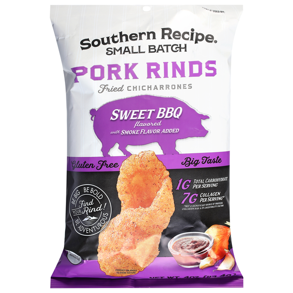 Southern Recipe Small Batch Sweet BBQ Pork Rinds