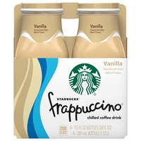 Starbucks Frappuccino Vanilla Chilled Coffee Drink - 4 pk | Hannaford