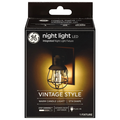 GE LED Vintage Style Warm Candle Light Bulb Night Light Fixture