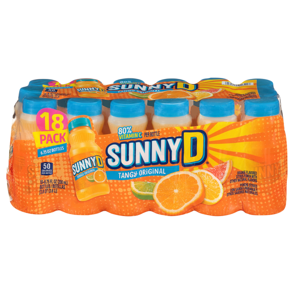 Sunny D Tangy Citrus Punch Original - 18 pk