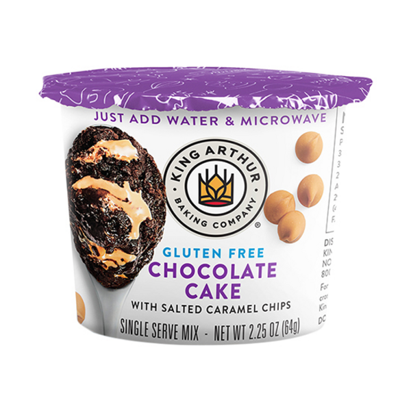 King Arthur Chocolate w/Salted Caramel Chips Cake Mix Single Serve