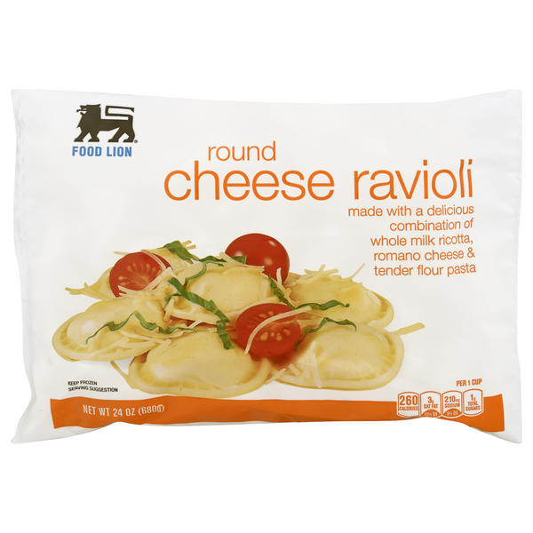 Save on Food Lion Cheese Ravioli Pasta Round Frozen Order Online