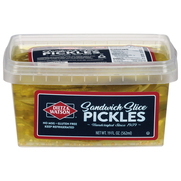 Dietz & Watson Pickles Sandwich Slice Refrigerated