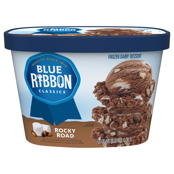 Blue Ribbon Classics Rocky Road Frozen Dairy Dessert