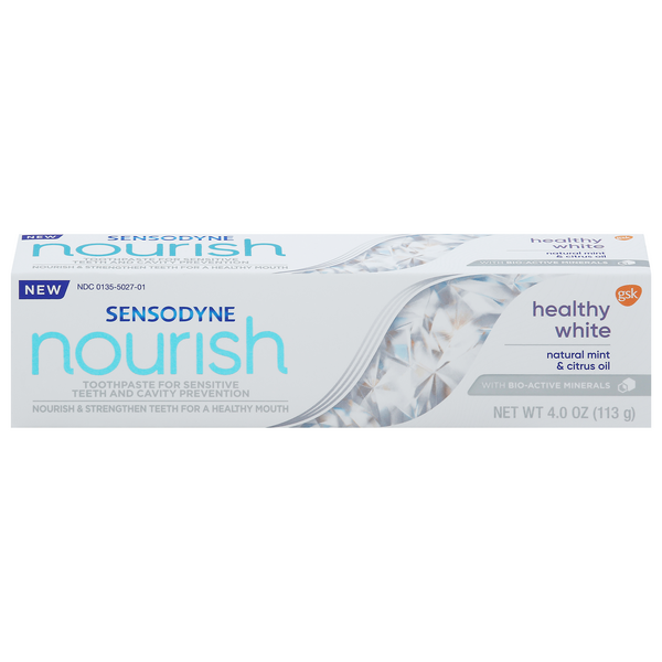 Save on Sensodyne Nourish Healthy White Toothpaste Natural Mint