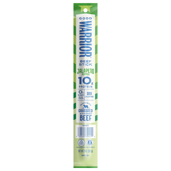 Good Warrior Beef Stick Jalapeno Pepper Beef Stick