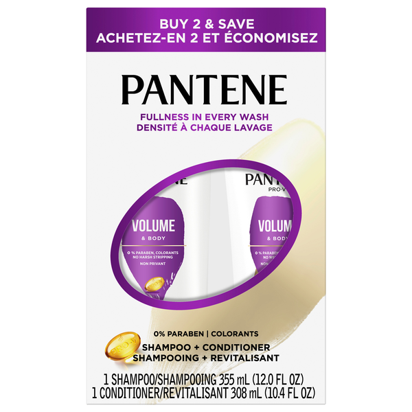 Pantene Pro-V Volume & Body Shampoo + Conditioner