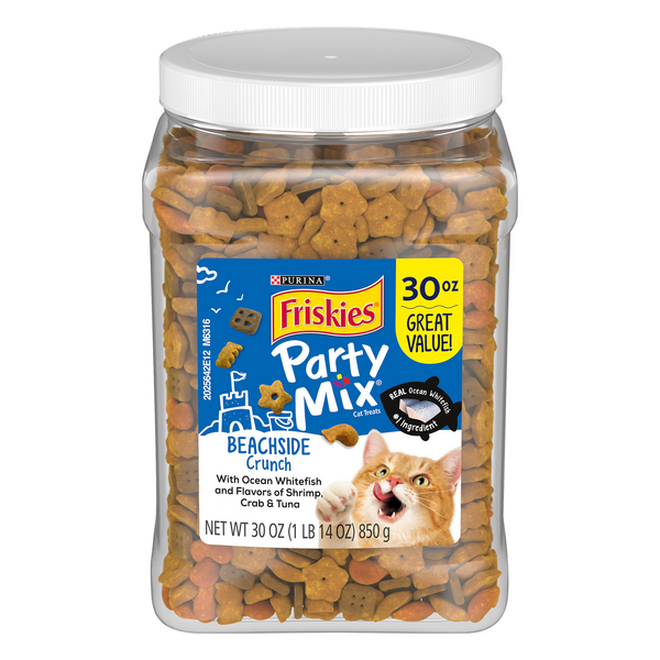 Save on Friskies Party Mix Cat Treats Beachside Crunch Order Online Delivery GIANT