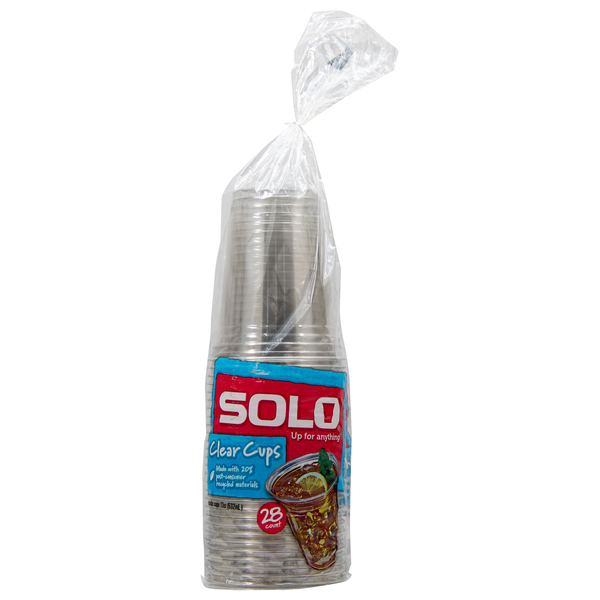 Solo Clear Plastic Cups 13 oz