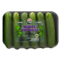Sunset Organic Mini Cucumbers - 6 ct