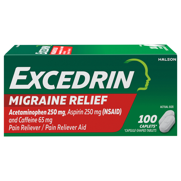 Excedrin Migraine Pain Reliever Caplets
